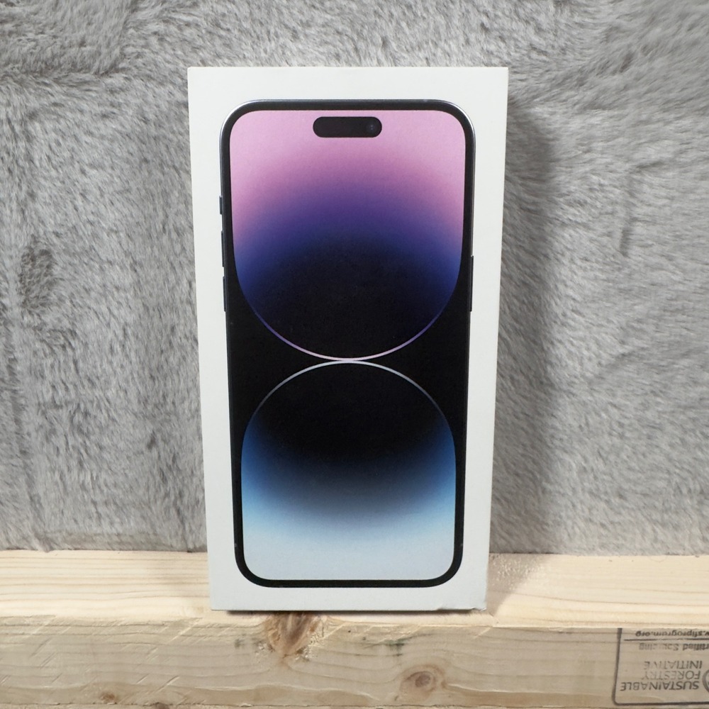Apple iPhone 14‎ Pro Max 256GB Deep Purple Empty Retail Box MQ8W3LL/A